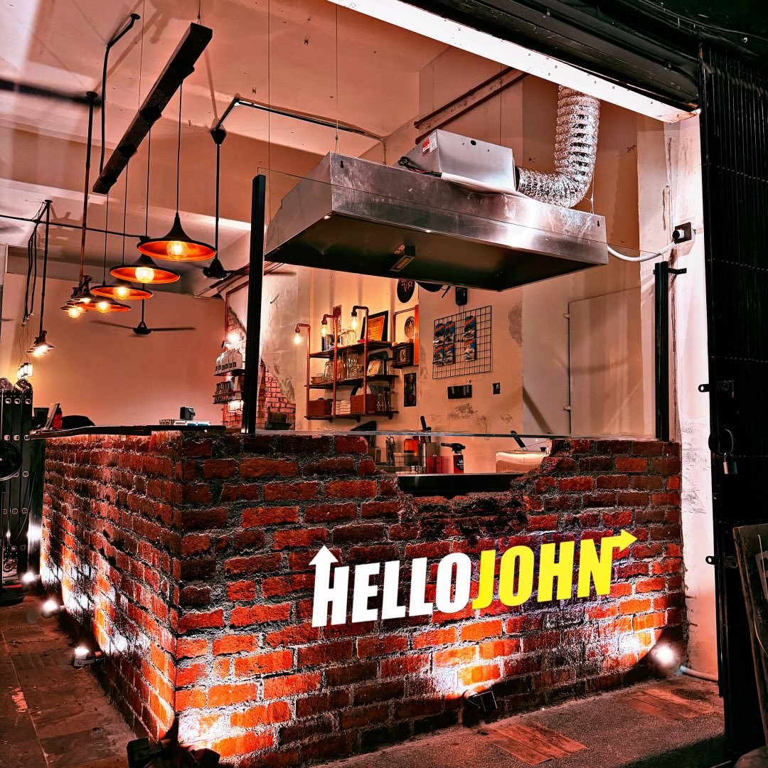 Hello John logo